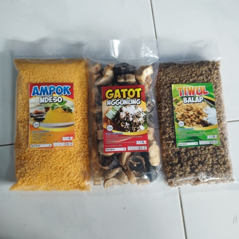 

Paket komplit makanan jadul khas desa terlaris