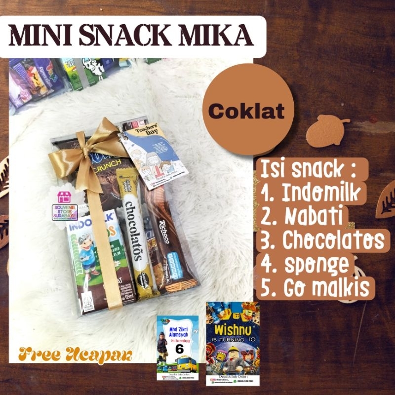 Mini Gift snack Graduation / Birthday/ Anniversary / Snack Mika lucu || Parcel ultah|| gift wisuda||