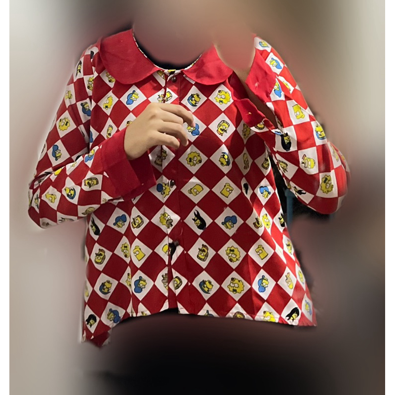 Preloved kemeja motif