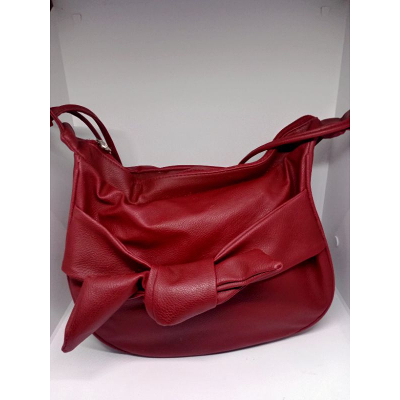 PROMO 13 Tas tangan Shopie Martin maroon size besar