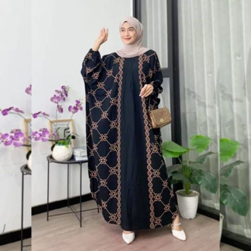 KAFTAN RAYON NABILA II GAMIS KAFTAN PREMIUM ll GAMIS KELELAWAR