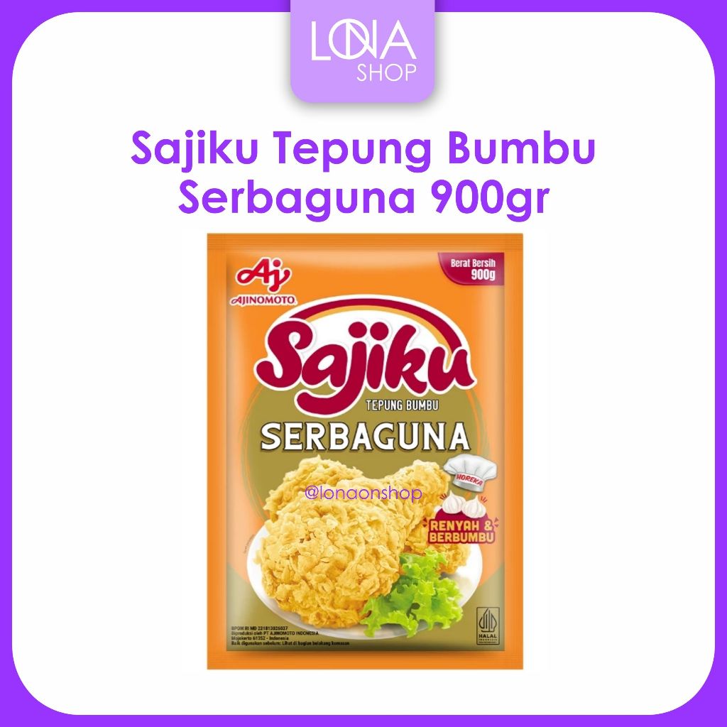 

Sajiku Tepung Bumbu Serbaguna 900g