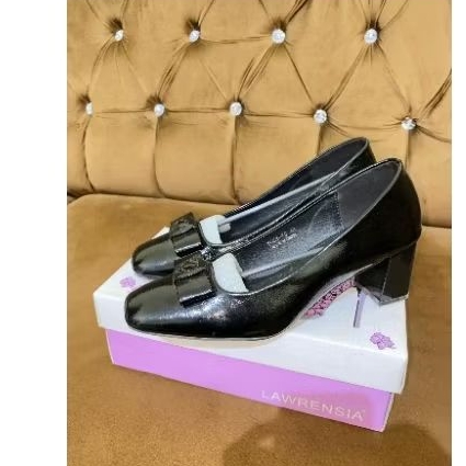 SEPATU HEELS PANTOFEL LAWRENSIA 5 CM