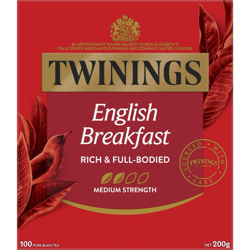 

Twinings English Breakfast Tea Bags 100 Pack