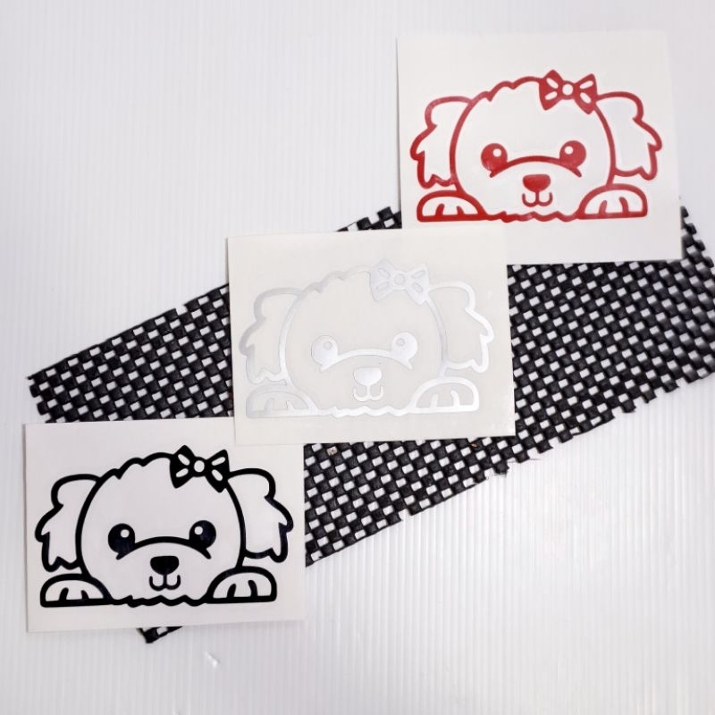 

Sticker Lucu Puppy Anjing Betina