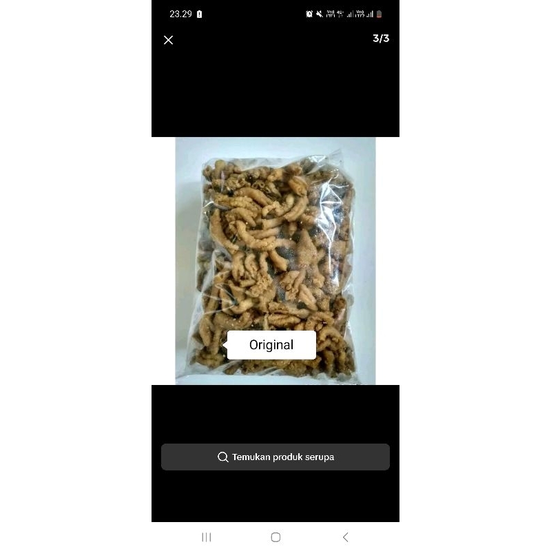 

keripik usus original