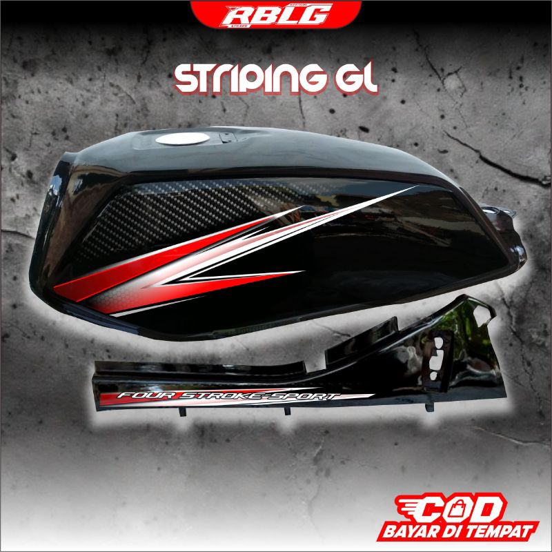 STRIPING GL PRO, STRIPING GL MAX, STRIPING HONDA GL, STRIPING GL VARIASI, STRIPING GL TERBARU