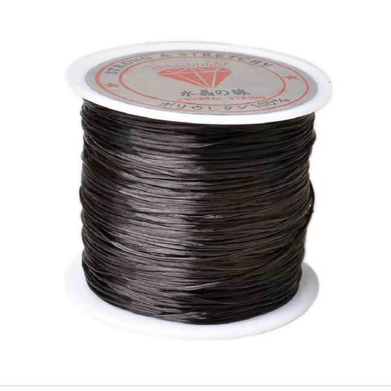 10M 1Mm Tali Gelang Benang Manik-manik Elastis Kuat Melar untuk Pembuatan Perhiasan DIY