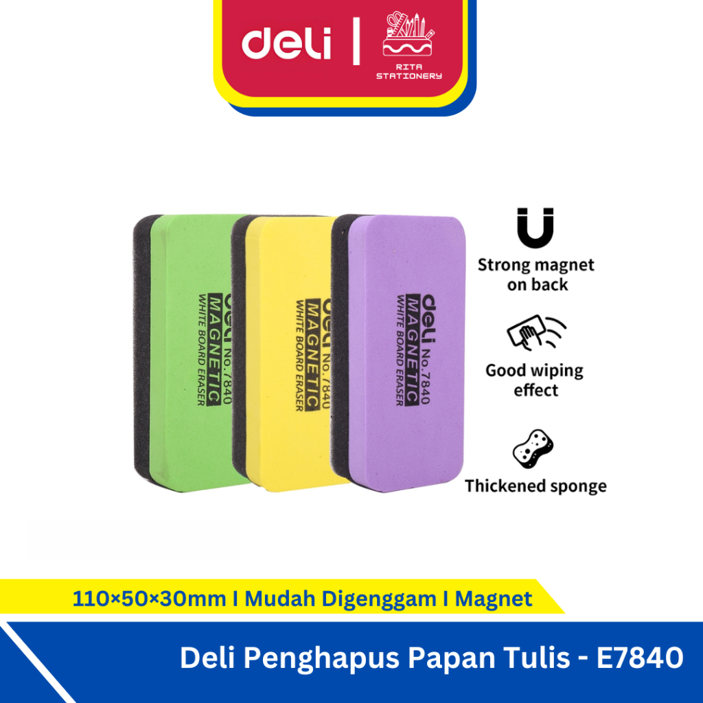 

Deli Whiteboard Eraser Penghapus Papan Tulis E7840