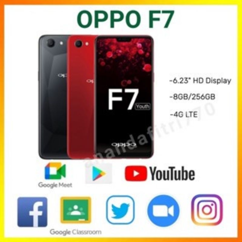 Handphone Second HP OPPO F7 Ram 8GB/256GB Termurah