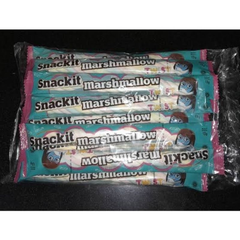 

Snackit Marshmallow Twist Sepak isi 15 Pcs