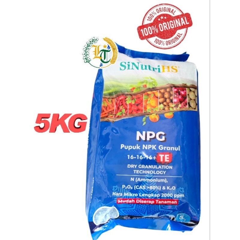 Pupuk Mutiara NPG 16-16-16 - Garansi Asli