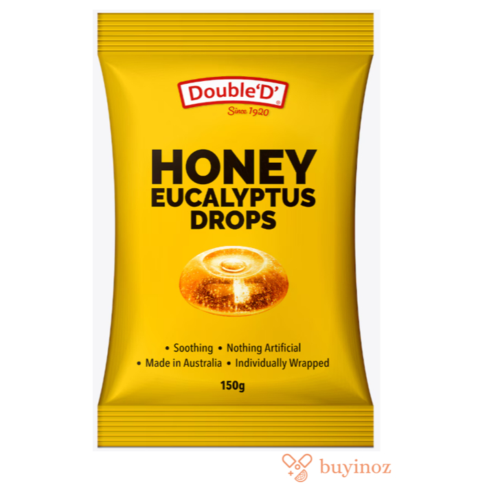

Double ‘D’ Doubler D Honey Eucalyptus Drops Permen Pelega Tenggorokan 150 gram