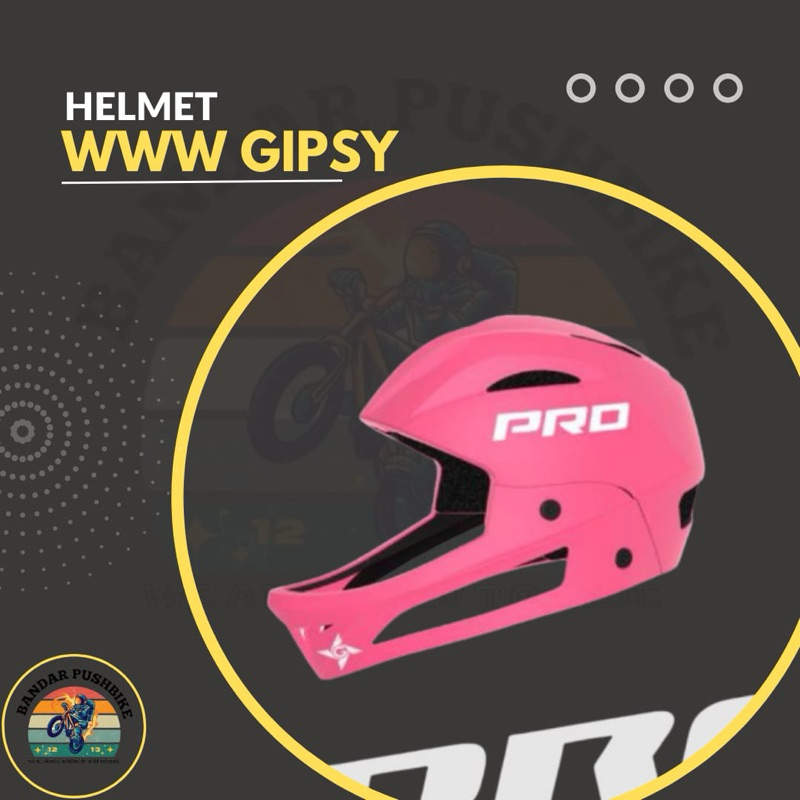 Helm gipsy www pro untuk pushbike