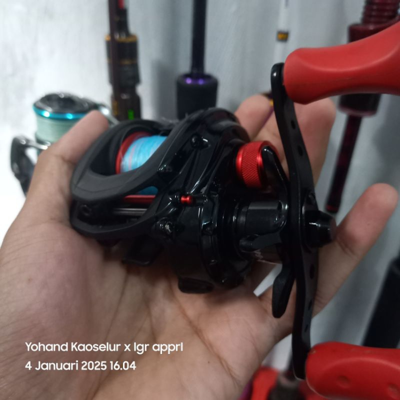 Reel BC Abu Garcia max 4x handle kiri second