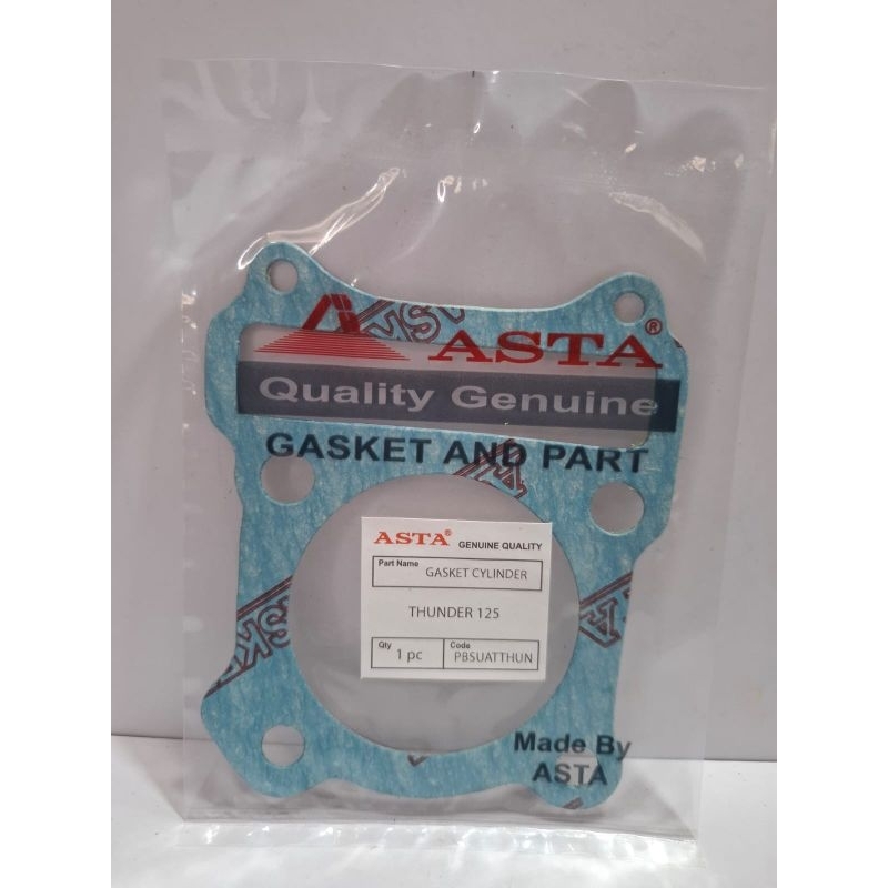 Paking blok Gasket cylinder blok Thunder 125