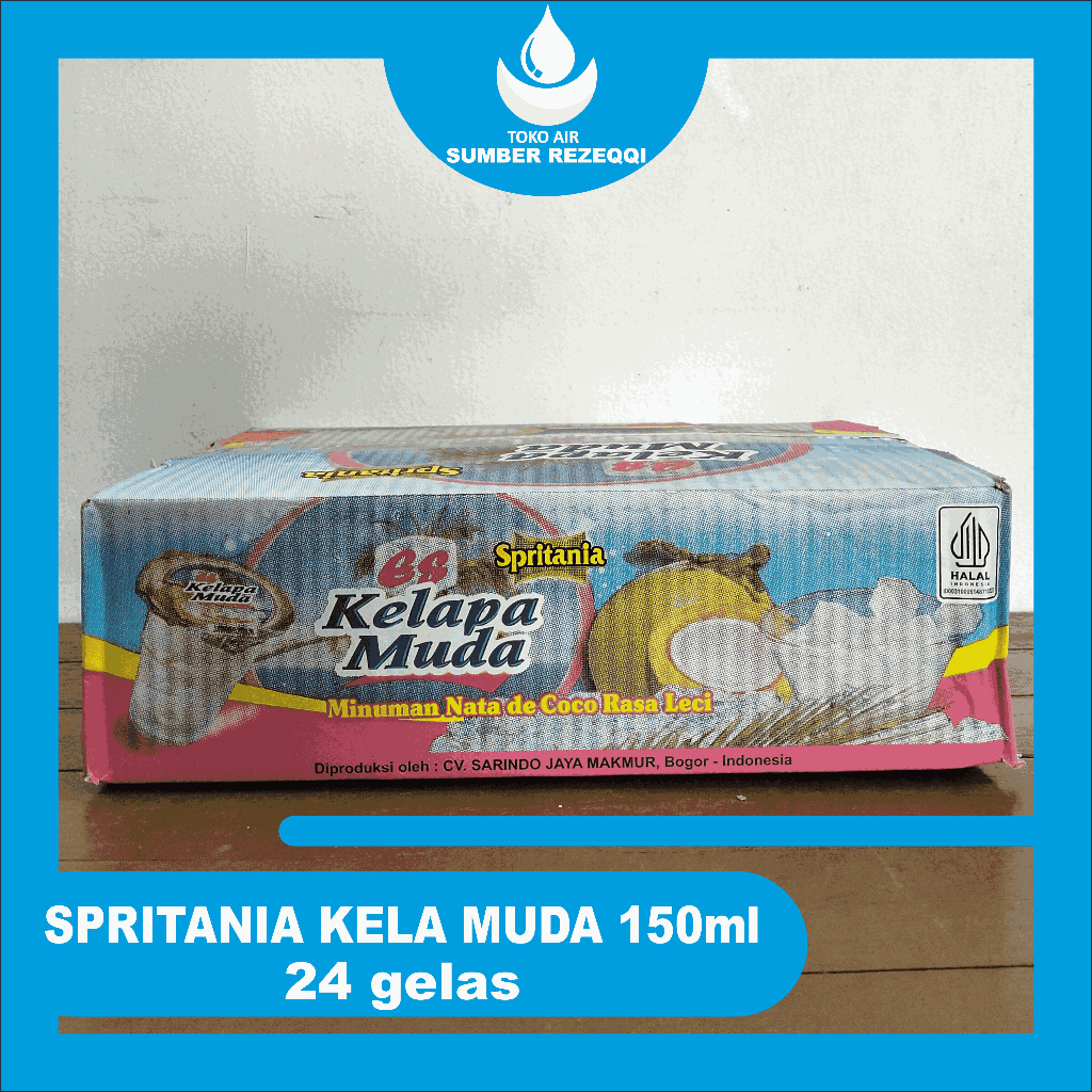 

SPRITANIA ES KELAPA MUDA 150 ml (24 GELAS) MINUMAN