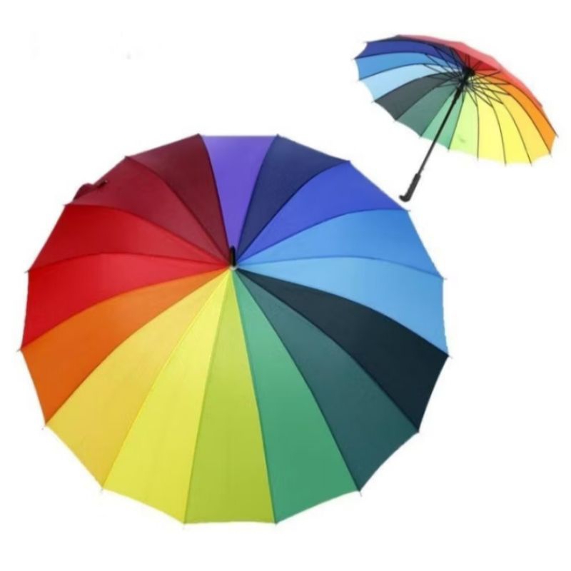 Payung Pelangi Rainbow Jumbo Golf Besar Payung Hujan Besar Payung Golf