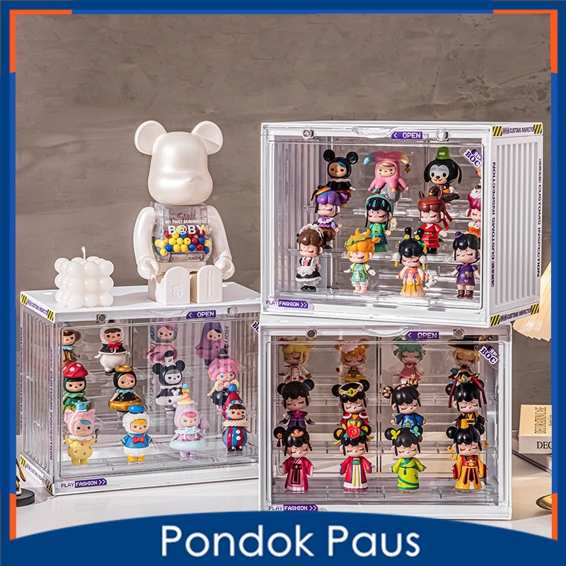 Display Box Cabinet Transparent / Acrylic Figure Display Box / Display Box / Display Box Akrilik / D