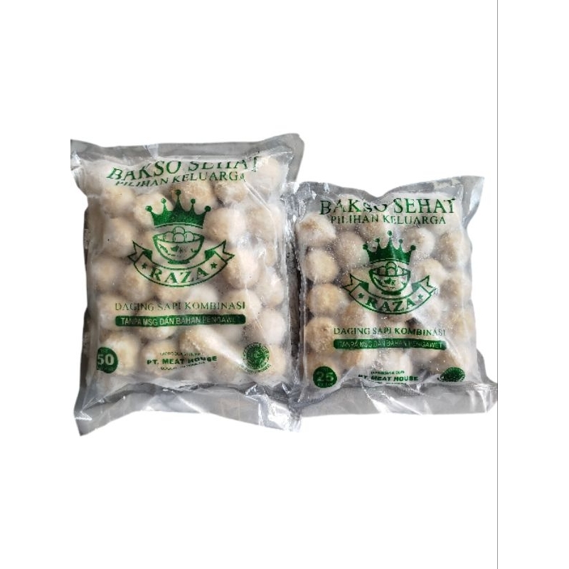 

Bakso Arimbi Raza tanpa pengawet dan MSG isi 25 dan 50 butir