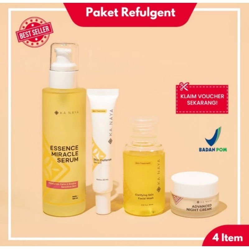 Ka Naya Brightening / Paket Lengkap Skincare Brightening Ka Naya