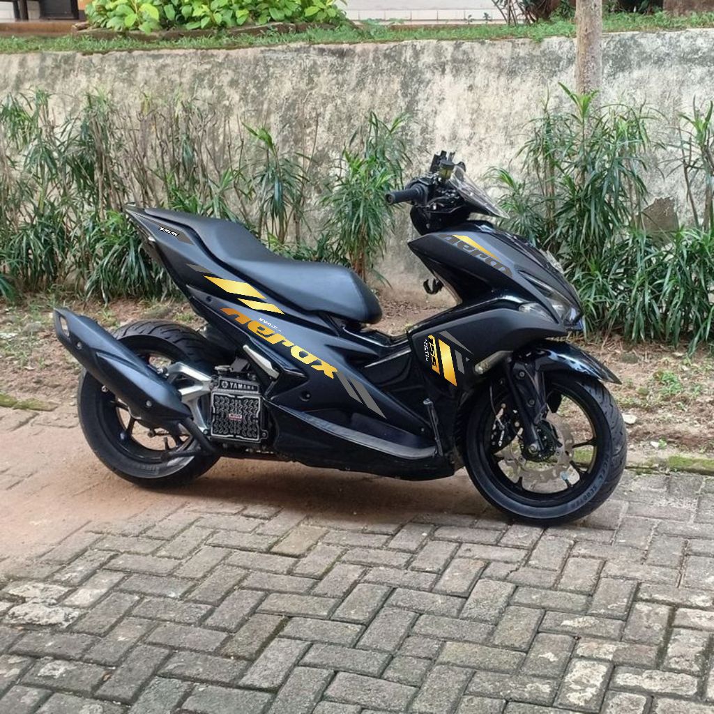Striping Transparan Motor Yamaha Aerox 155 OLD - Stiker Custom Desain Motor Aerox 155 Stiker Custom