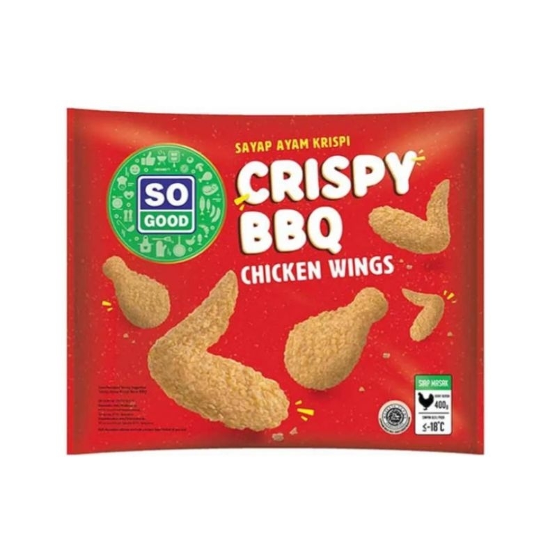 

So Good Crispy Bbq Chicken Wing 400G