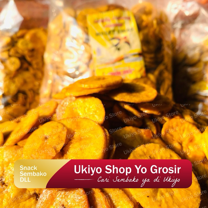 

Ukiyosnack - Keripik Pisang Bulat 1KG Pisang Manis