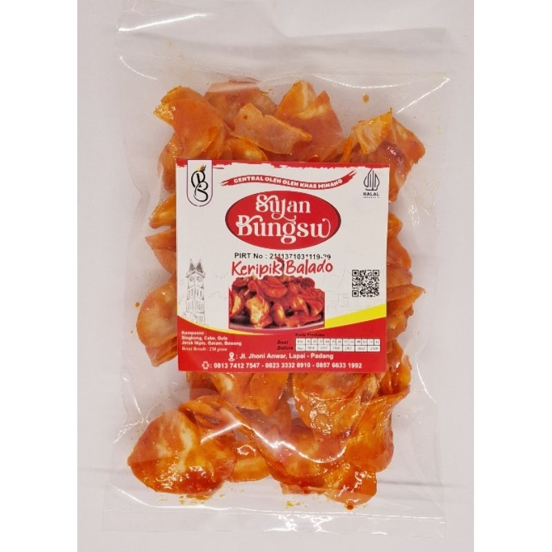 

Keripik Balado Bulat 250 gr Sutan Bungsu