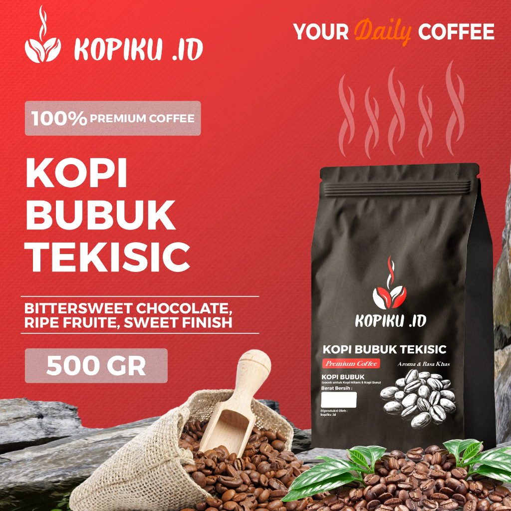 

Kopiku.id - Bubuk kopi Tekisic Asli Premium 500 GR