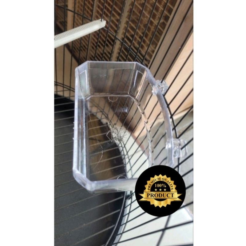 CEPUK MANDIAN BURUNG MURAI KACER cucak ijo Lovebird untuk kandang bulat