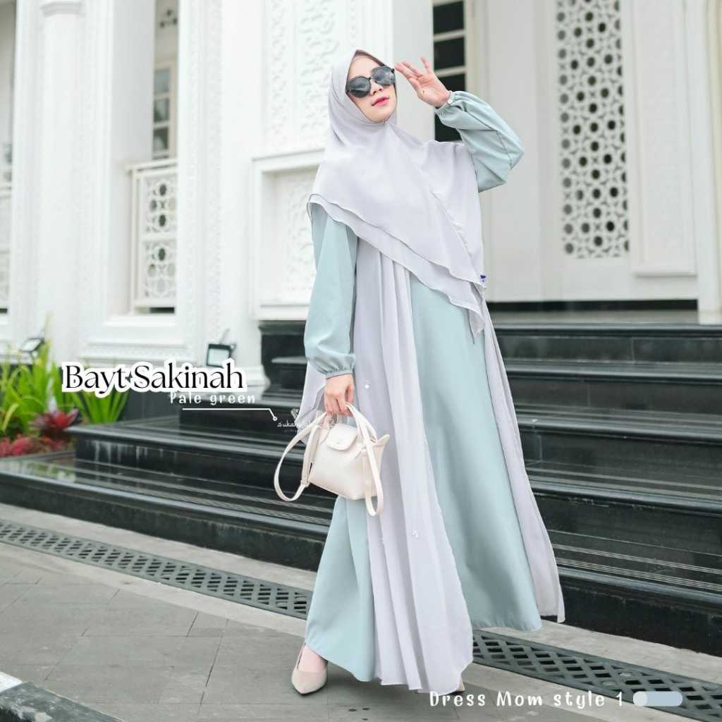 SUKAHIJAB - bayt Sakinah Gamis Wanita Kekinian Dress Kondangan Gamis Couple Lebaramn 2025 Busui Frie