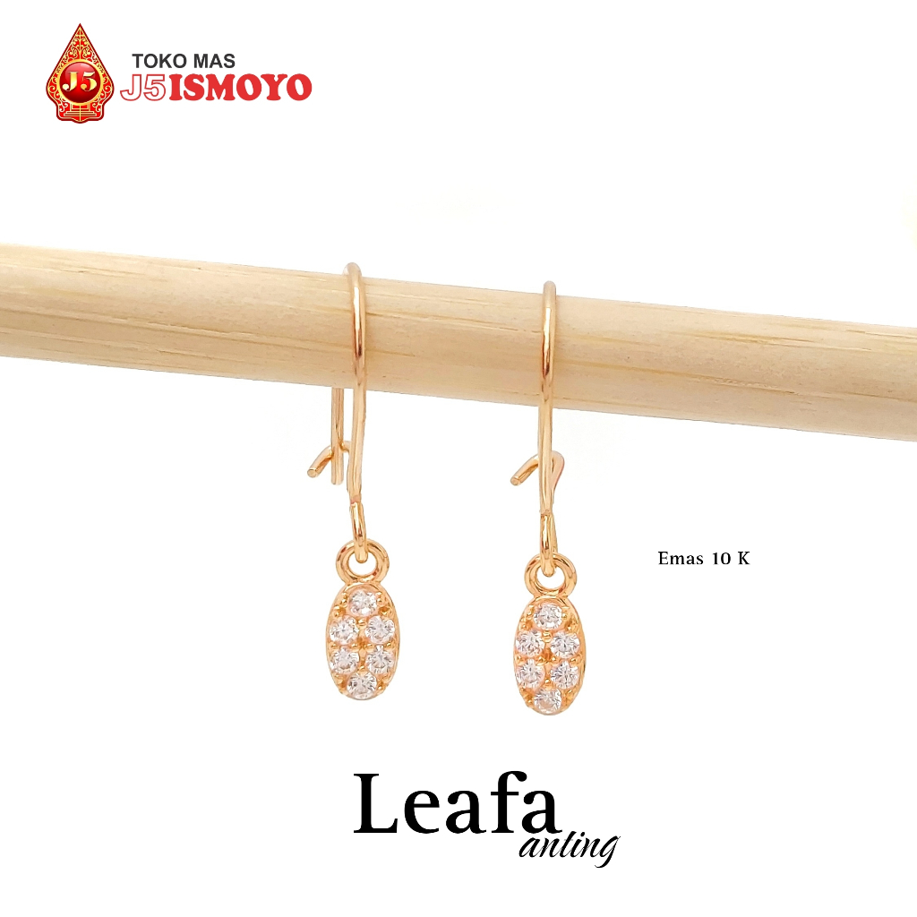 Anting Emas 10 Karat Leafa J5 Ismoyo