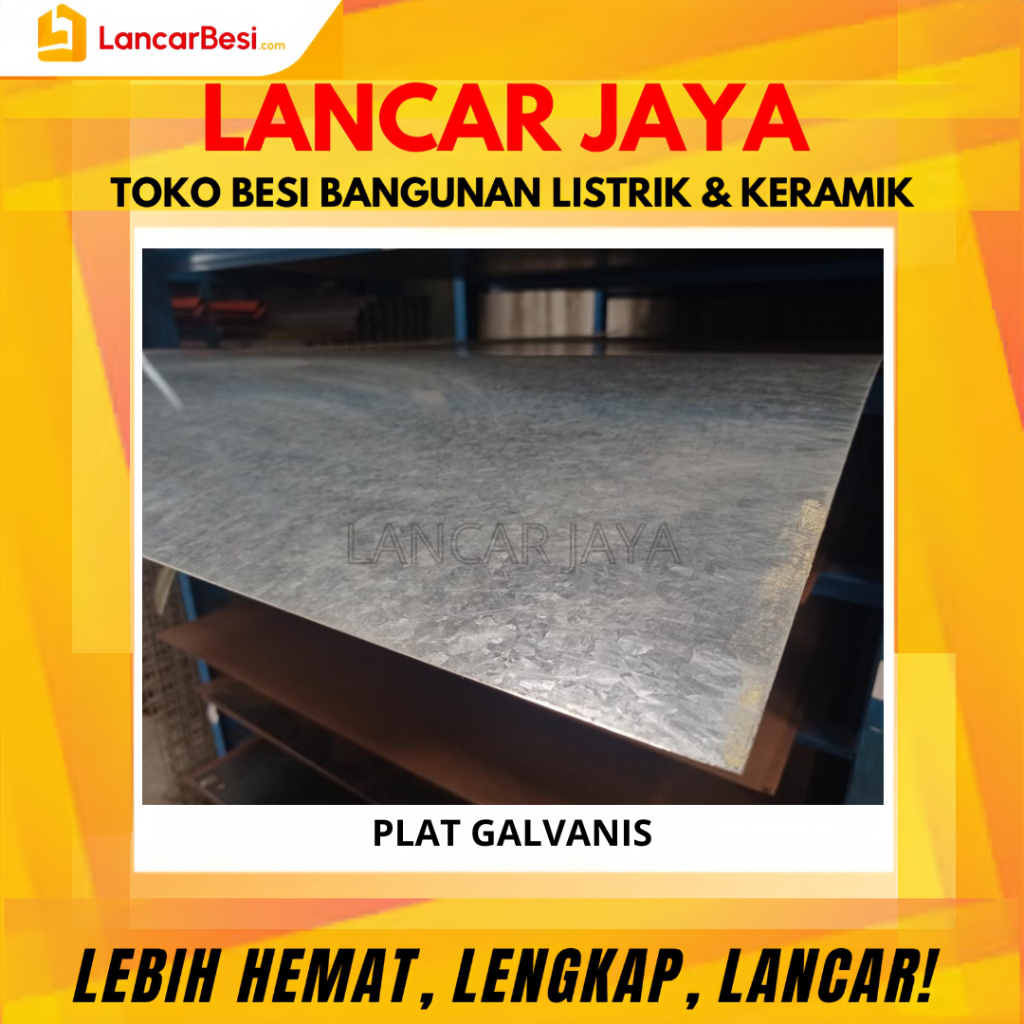Plat Galvanis Tebal 1.0mm