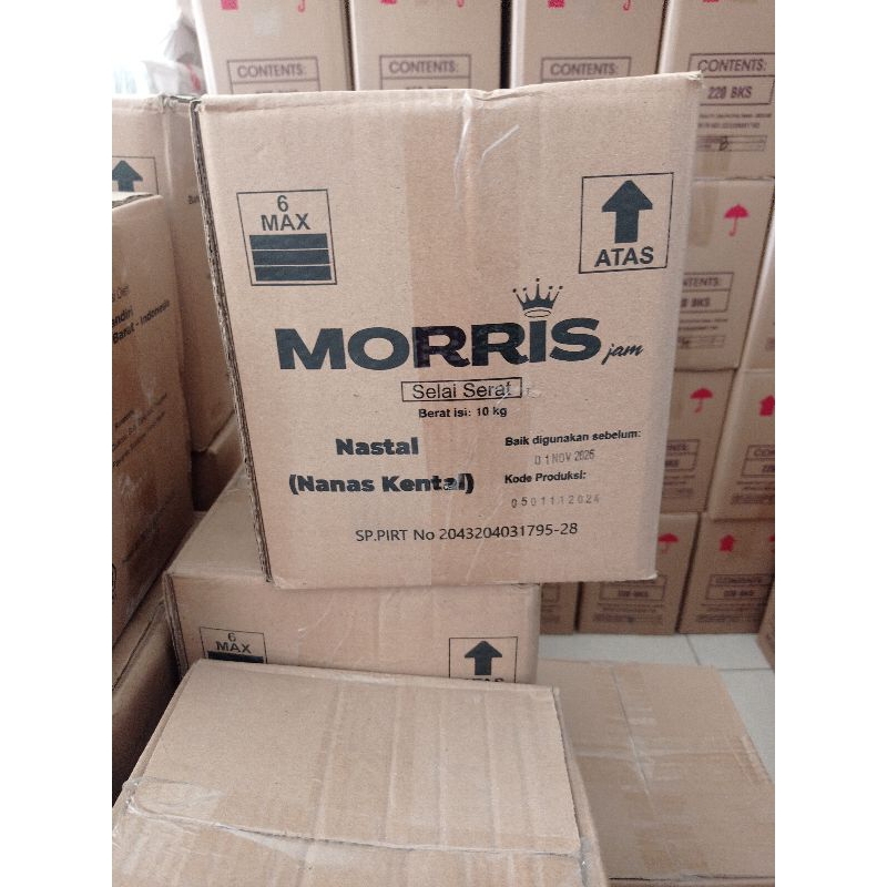 

Morris Jam selai nanas kental 1 dus 10kg