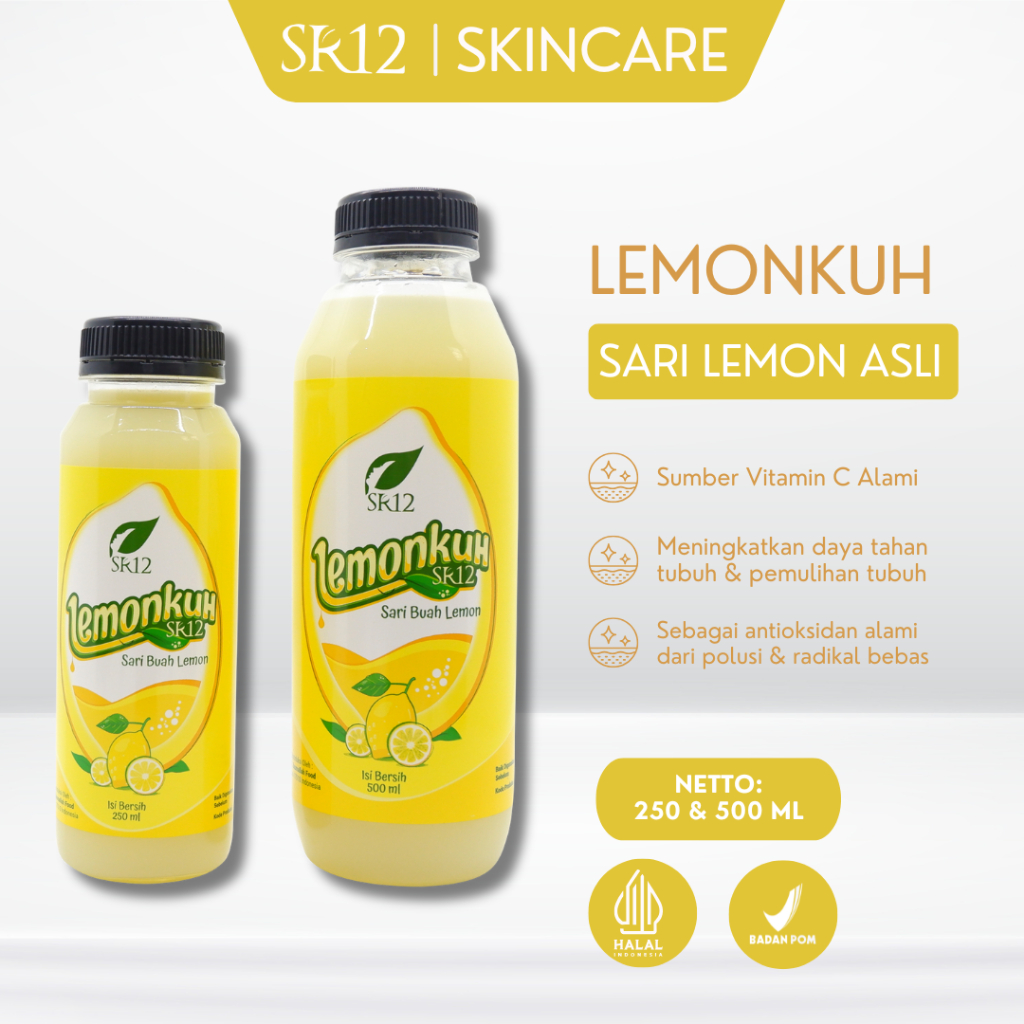 

Lemonkuh SR12 Air Sari Lemon Asli Murni Tanpa Gula Bagus Untuk Diet Detox Tubuh Herbal Alami BPOM S82