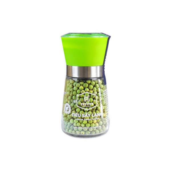 

K Pepper Green Peppercorn Grinder Pepper Lada Hijau Kering Utuh Vietnam