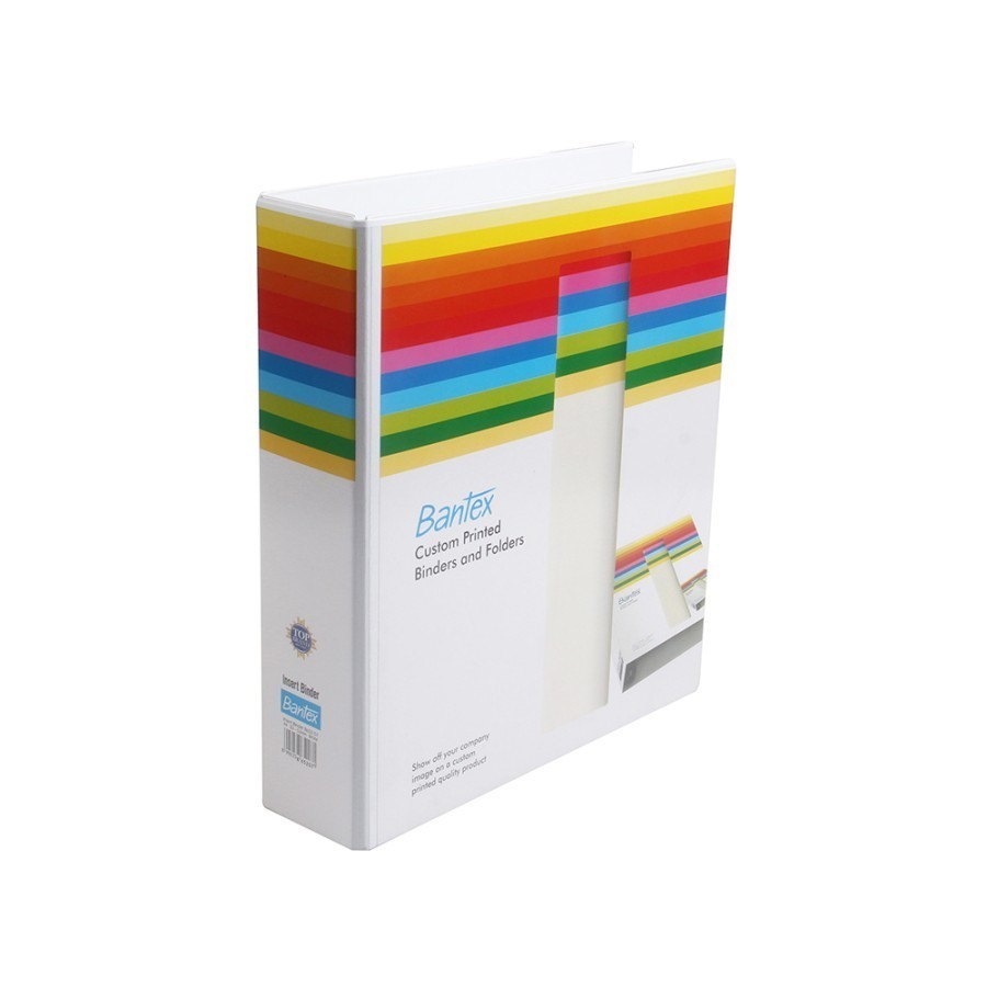 

Bantex Insert Ring Binder 2 Ring 65Mm A4 White #8562 07