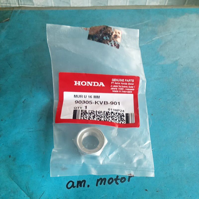mur roda belakang 16 mm, beat, Vario, beat fi, esp, Vario 125, 150, honda ori