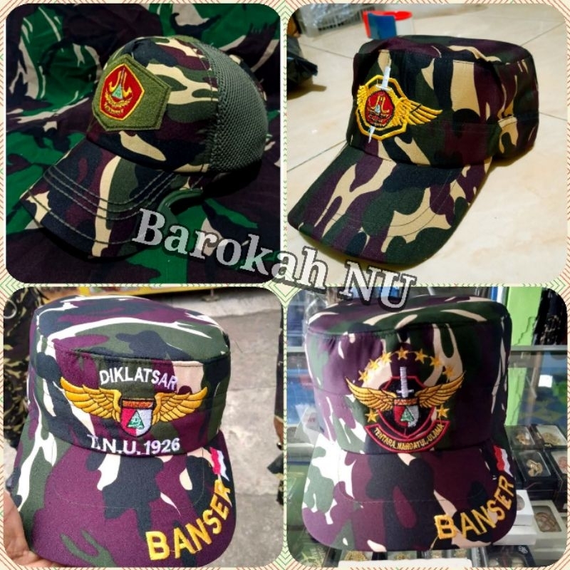 Topi loreng BANSERw |TOPI BANSER |TOPI KOMANDO BANSER