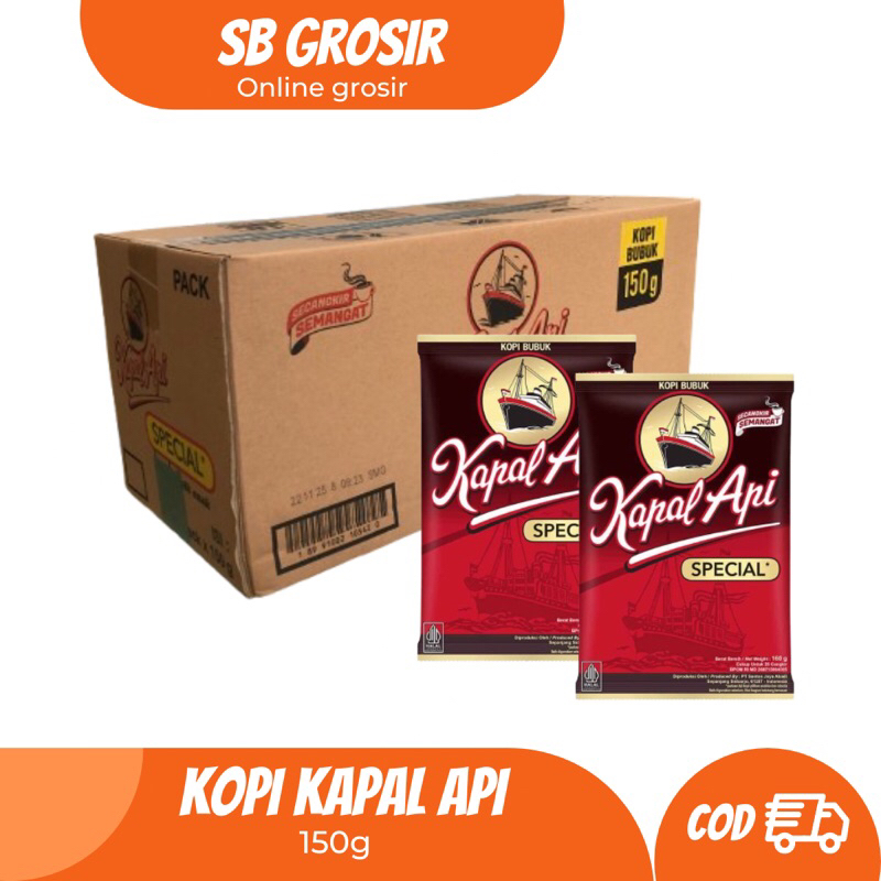 

Kopi Hitam Kapal Api 150g | Murah | Grosir