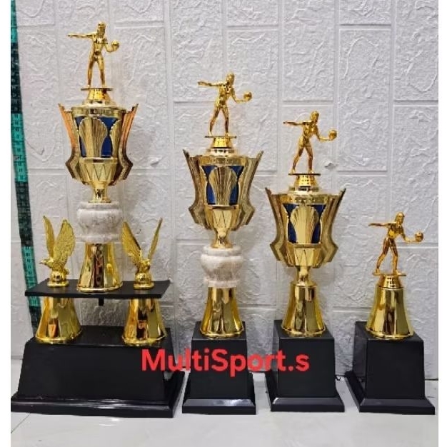 PIALA TROPHY VOLLY PUTRA PUTRI PAKET ISI 4 PIALA P.10