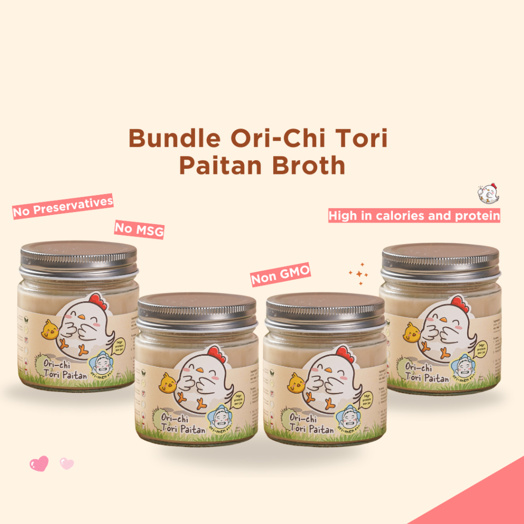 

BUNDLE - Orimen Ori-Chi Tori Paitan Broth (Salted) 4 pcs