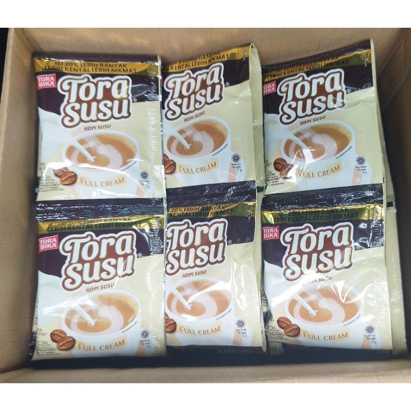 

KOPI TORA SUSU 1 RENCENG ISI 10 SACHET @31gr