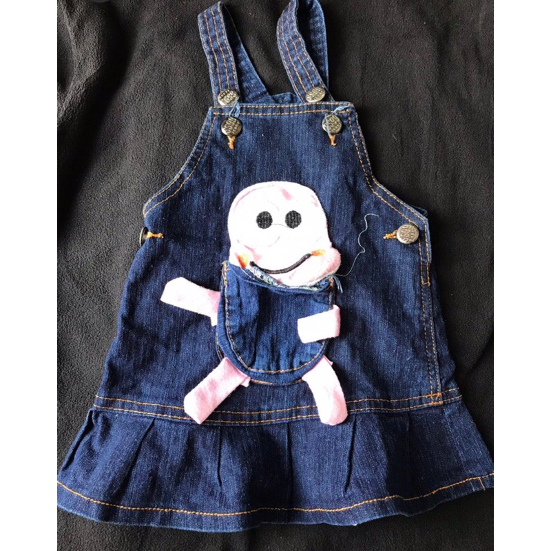 Preloved  Overall Rok Jeans Anak Perempuan