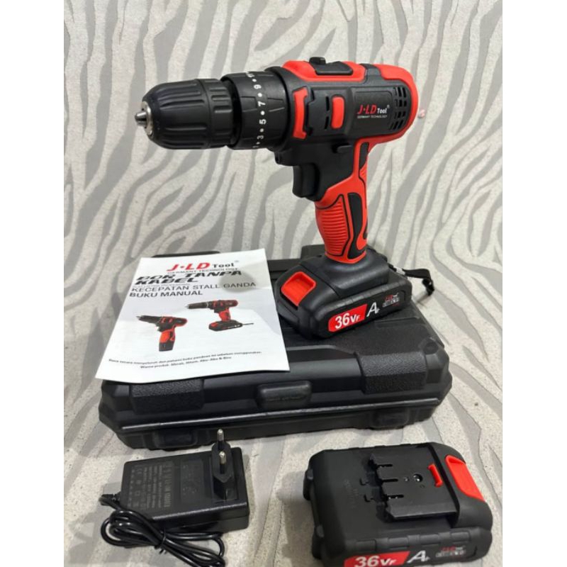 MESIN BOR BATERAI 36VOLT JLD TOOLS
