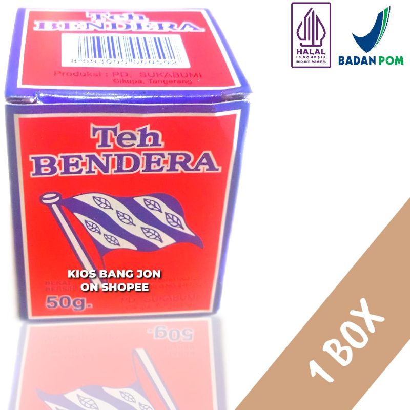 

Teh Bendera Bubuk Kemasan Box 50 Gram