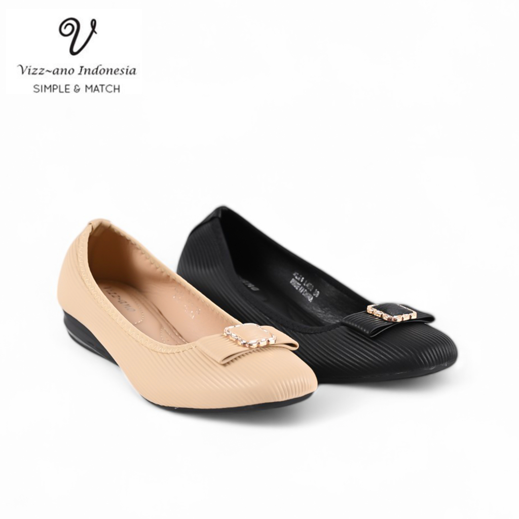 Vizzano Shoes Sepatu Flatshoes Wanita Flats Pita Design Lucinta