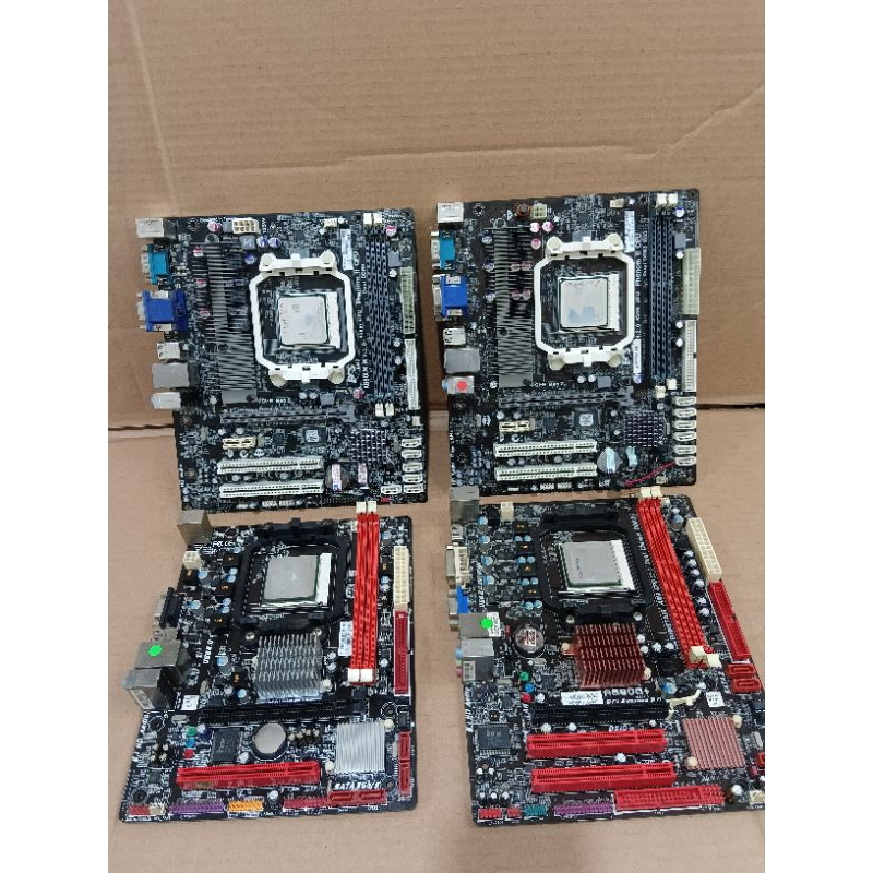 Paket Mobo Amd Socket AM3 DDR 3 + Athlon II + Fan kondisi normal Lancar