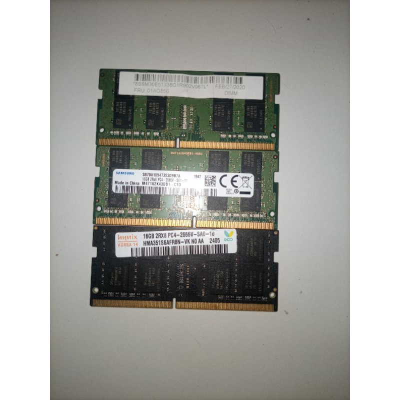 RAM LAPTOP 16GB PC4 2666V - SECOND